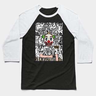 Unveil the Radiance - A MaleMask NFT with BasicEye Color and Doodle Background Baseball T-Shirt